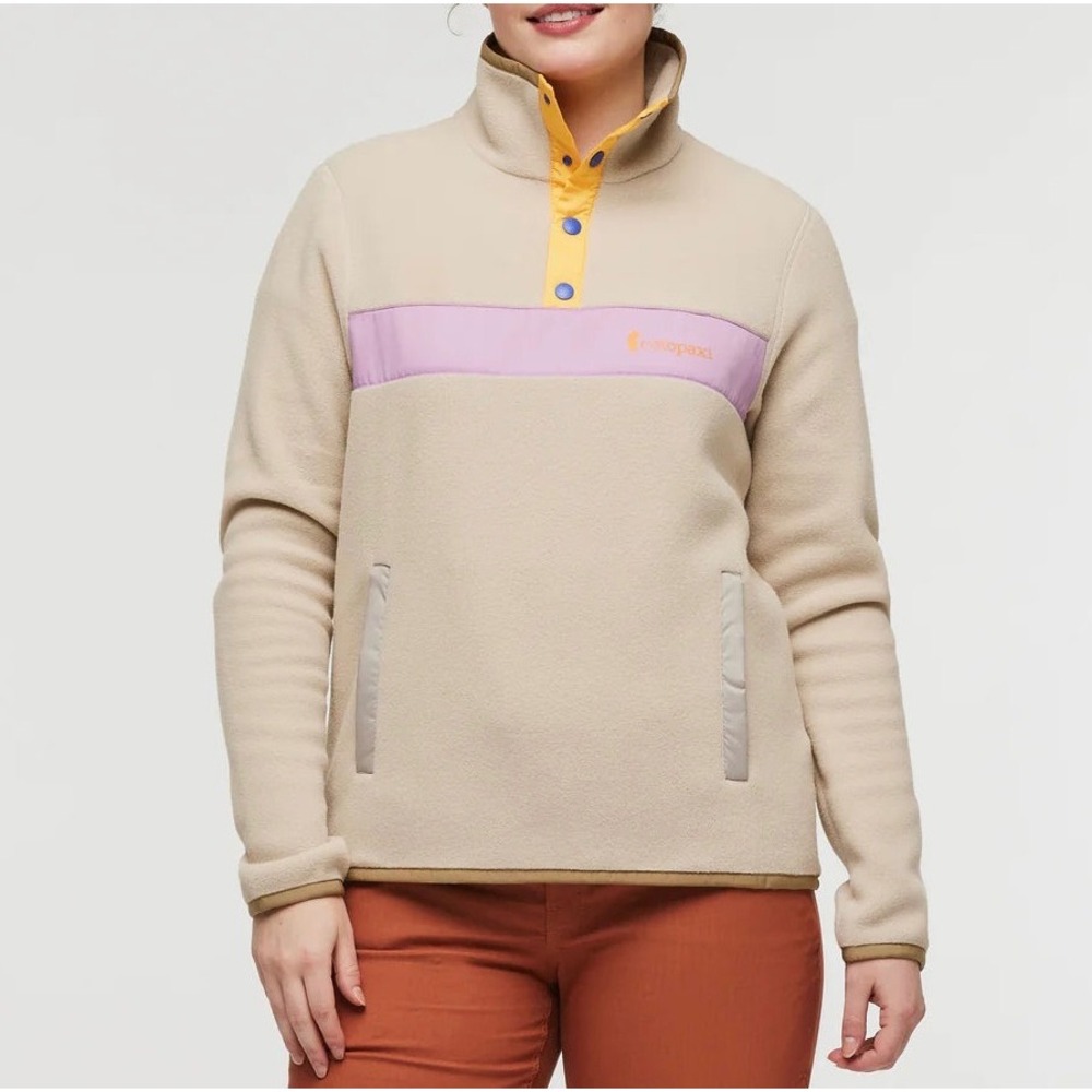 Cotopaxi Women's Pullover Teca Fleece Sugar Cookie Tan Small